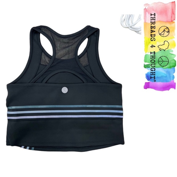 NWT THREADS 4 THOUGHT Electric Wave Electra Crop Top! - Picture 4 of 6